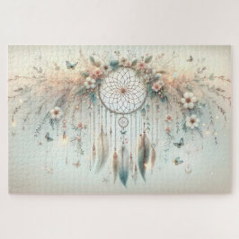 Pastel Floral Butterfly Dreamcatcher Legpuzzel