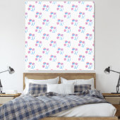 Pastel Floral Canvas Afdruk (Insitu (Slaapkamer))