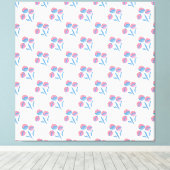 Pastel Floral Canvas Afdruk (Insitu (Houten vloer))
