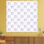 Pastel Floral Canvas Afdruk (Insitu (Woonkamer))