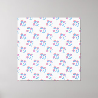 Pastel Floral Canvas Afdruk