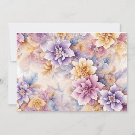 Pastel Floral Card Pack x 10 Feestdagenkaart