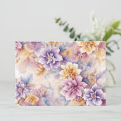 Pastel Floral Card Pack x 10 Feestdagenkaart (Staand voorkant)