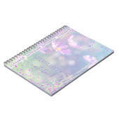 Pastel Floral  Customizable Sunshine Notitieboek (Linkerzijde)