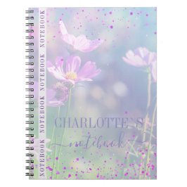 Pastel Floral  Customizable Sunshine Notitieboek