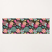 Pastel Floral Designer Yoga Exercise Vloermat Yogamat (Voorkant (horizontaal))