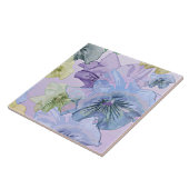 Pastel Floral Dream,  Pansies Tegeltje (Zijkant)