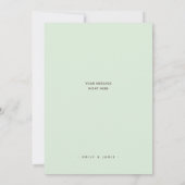Pastel Floral Easter - Aangepast Wenskaart (Achterkant)