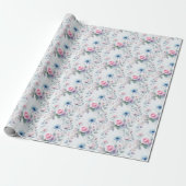 Pastel Floral Easter Delight | Schattige inpakpapi Cadeaupapier (Uitgerold)