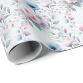 Pastel Floral Easter Delight | Schattige inpakpapi Cadeaupapier (Rol Hoek)
