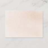 Pastel Floral Exotic Weduwen Website Card Visitekaartje (Achterkant)
