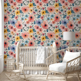 Pastel Floral Fantasy Behang