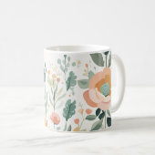 Pastel Floral Fiesta Koffiemok (Voorkant rechts)