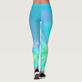 Pastel Floral Fractal Leggings (Achterkant)