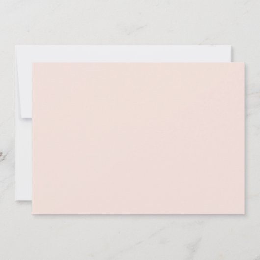 Pastel Floral Garden | Horizontaal Vrijgezellenfee Kaart (Achterkant)