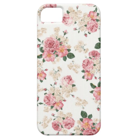 Pastel Floral iPhone 5/5S Hoesje (Achterkant)