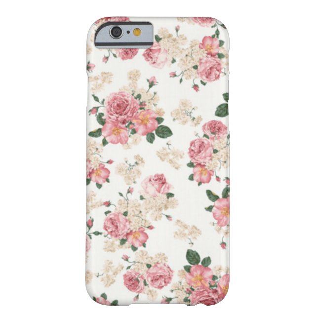 Pastel Floral iPhone 6 hoesje (Achterkant)