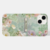 PASTEL FLORAL iPhone / iPad case (Achterkant (horizontaal))