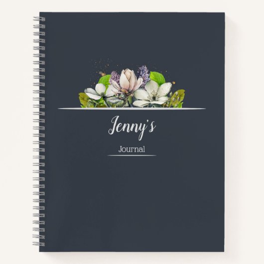 Pastel Floral Journal Notitieboek (Voorkant)