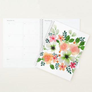 Pastel floral journal  planner