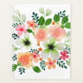 Pastel floral journal  planner (Voorkant)