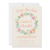 Pastel Floral met de spuit sparen de Datum