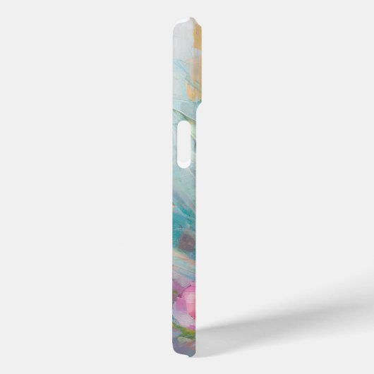 Pastel Floral Modern impressionistisch schilderij Case-Mate iPhone Case (Achterkant / Rechts)