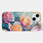 Pastel Floral Modern impressionistisch schilderij Case-Mate iPhone Case (Achterkant (horizontaal))