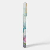 Pastel Floral Modern impressionistisch schilderij Case-Mate iPhone Case (Achterkant / Rechts)