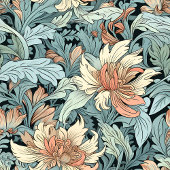 Pastel Floral Morris Geïnspireerd Badhanddoek Bad Handdoek