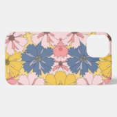 Pastel Floral Pattern– Cute Aesthetic Flower  iPhone Hoesje (Achterkant horizontaal)