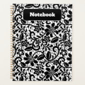 Pastel Floral Pattern Esthetisch Notitieboek (Voorkant)