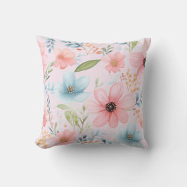 Pastel Floral Pattern Kussen