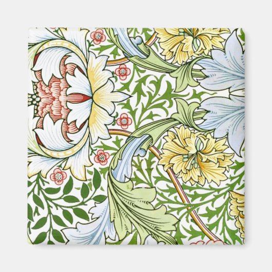 Pastel Floral Pattern Magneet (Voorkant)