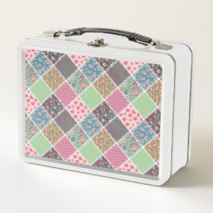 Pastel Floral Quilt Squares