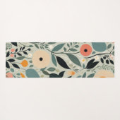 Pastel Floral Reverie Yogamat (Achterkant (horizontaal))