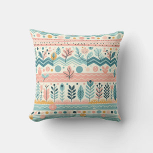 Pastel Floral Sierkussen
