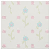 Pastel Floral Stof (Swatch)