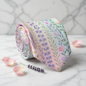 Pastel Floral Stropdas