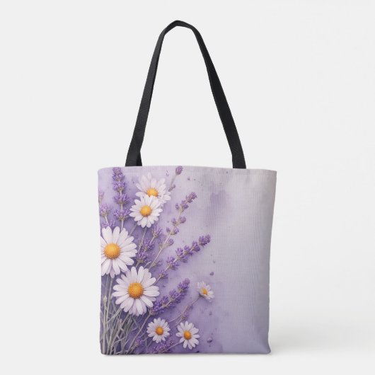 Pastel Floral Tas voor dagelijks gebruik (Achterkant)