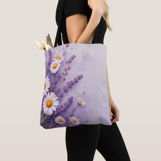 Pastel Floral Tas voor dagelijks gebruik (Dichtbij)