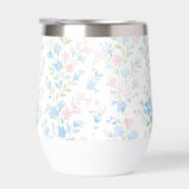Pastel Floral Thermal Wine Tumbler (Rechts)