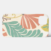 Pastel Floral Vines and Leaves on Cream Background Case-Mate iPhone Case (Achterkant (horizontaal))