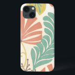 Pastel Floral Vines and Leaves on Cream Background Case-Mate iPhone Case<br><div class="desc">Florale wijnstokken en bladeren in pastelkleuren zijn het onderwerp van dit stuk van Erica J. Vess. Het mengsel van pastels op de crèmeachtergrond helpt het schilderij eruit te komen zonder de zintuigen te overweldigen. Zet deze tropische druk vandaag in je huis!</div>