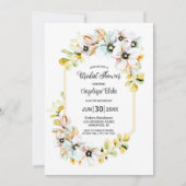 Pastel Floral Vrijgezellenfeest Kaart (Voorkant)