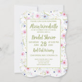 Pastel Floral Vrijgezellenfeest Kaart (Voorkant)