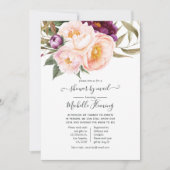 Pastel Floral Vrijgezellenfeest per post Kaart (Voorkant)