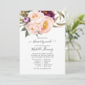 Pastel Floral Vrijgezellenfeest per post Kaart (Staand voorkant)