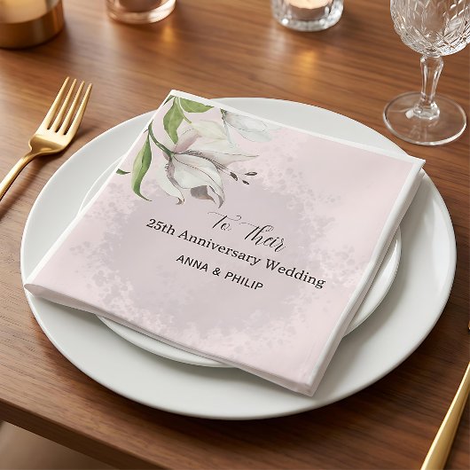  Pastel floral watercolor succulent boho Servet