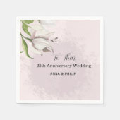  Pastel floral watercolor succulent boho Servet (Voorkant)